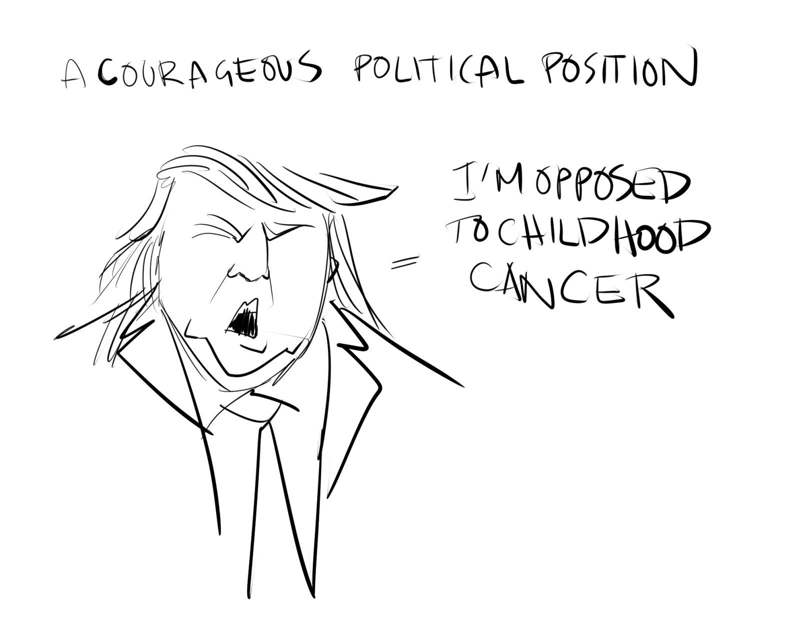 A brave position
